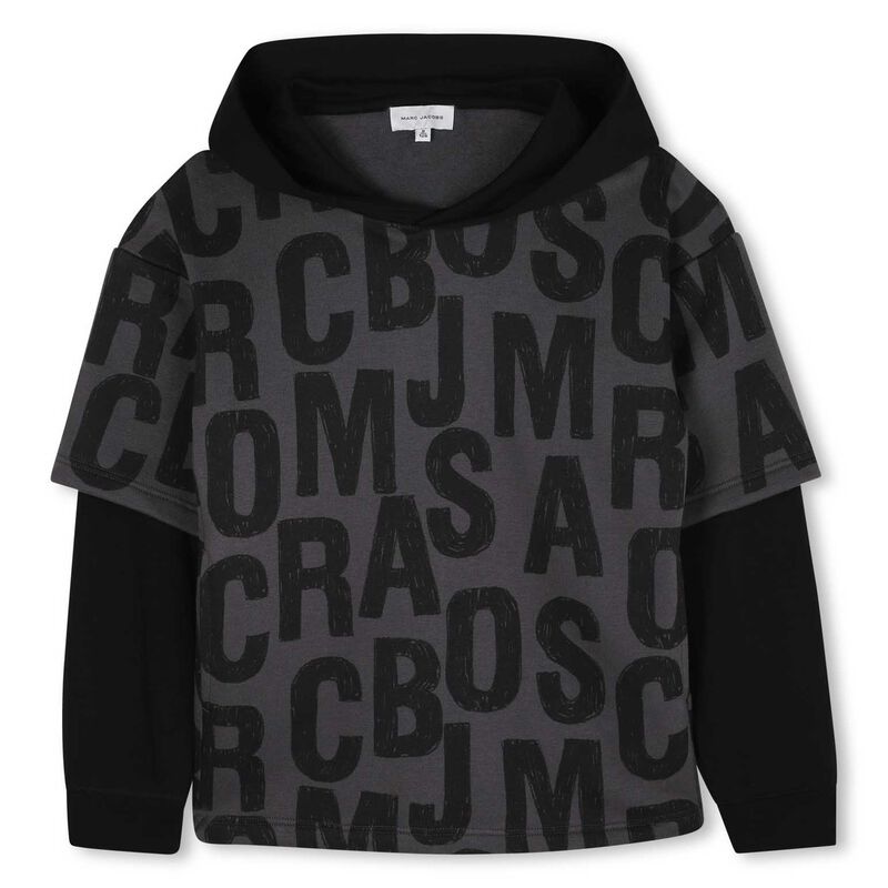 MARC JACOBS Hooded 2-in-1 Sweatshirt 8Y-10Y image number 0